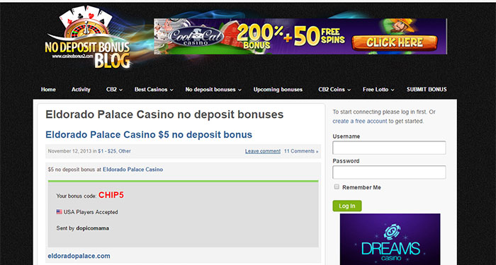 El Dorado Palace Casino Bonus Issue (Resolved) But Still Blacklisted