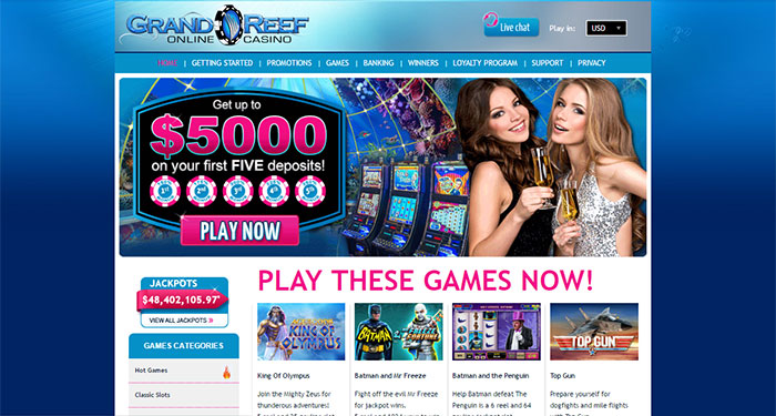 Grand Reef Casino Payout Complaint - Unresolved