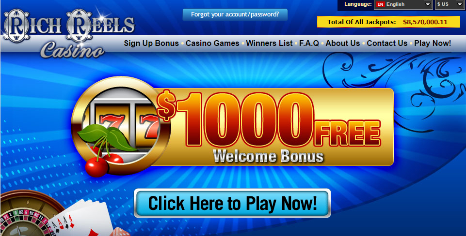 Free Casino Sign Up Bonuses