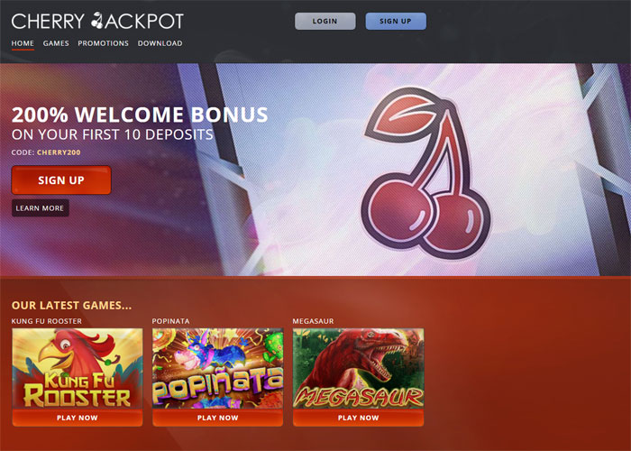 Cherry Jackpot is Offering a 80% Weekly Slots Bonus and More