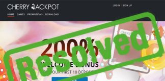 Cherry Jackpot Casino Complaint – Resolved – Player Fraud Cherry Jackpot Casino Complaint