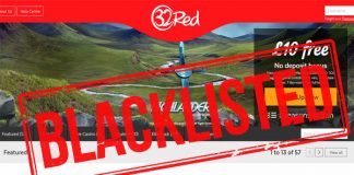 32Red Casino is Now Blacklisted! 32Red Casino Blacklisted