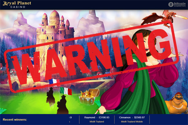 Royal Planet Casino Complaint