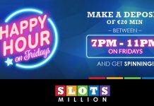 Celebrate Happy Hour on Fridays with SlotsMillion Casino Celebrate Happy Hour on Fridays with SlotsMillion Casino
