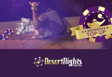 Claim a Midweek 250% Top-Up this Wednesday at Desert Nights Claim a Midweek 250% Top-Up this Wednesday at Desert Nights