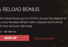 Get 50% up to 0.11 BTC with Bitstarz Casinos Monday Reload Offer It's a Monday 50% Reload Bonus at Bitstarz Casino