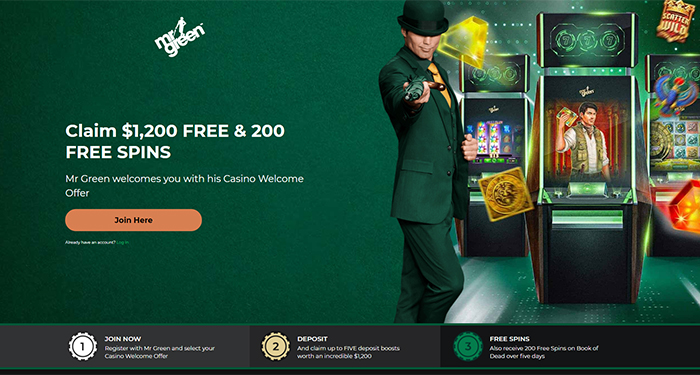 Unlock up to 5 Minutes of Free Spin Playtime Daily at Mr Green