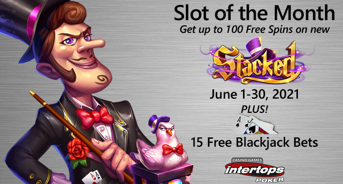 Up to 100 Free Spins in Casino Games Section at Intertops Poker
