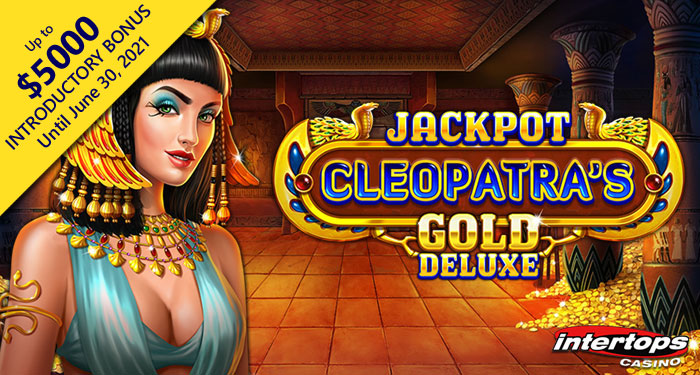 Intertops Casino's New Jackpot Cleopatra's Gold Deluxe