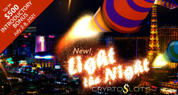CryptoSlots Celebrates the 4th of July with New 'Light the Night'
