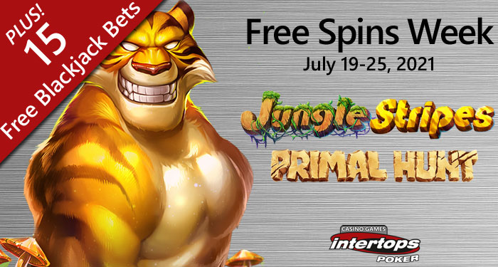 Intertops Poker Players Take a Walk on the Wild Side During Free Spins Week