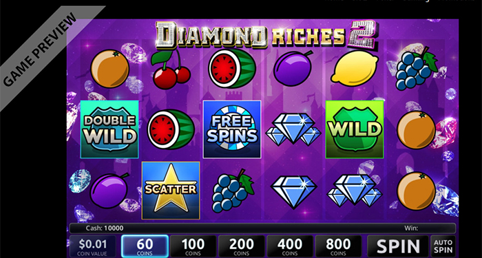 Get a Special Crypto Bonus on Diamond Riches 2 at Slotland