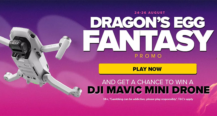 NextCasinos Dragon Egg Fantasy DJI Mavic Mini Drone Giveaway