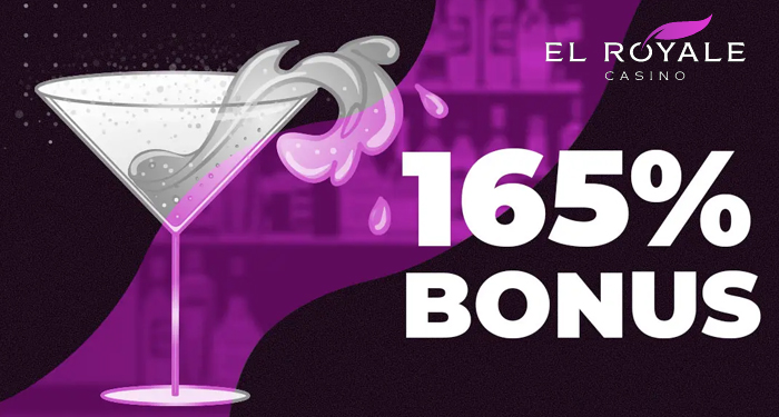 Happy Hour, ‘Today’s Special’ 165% Slots Bonus at El Royale