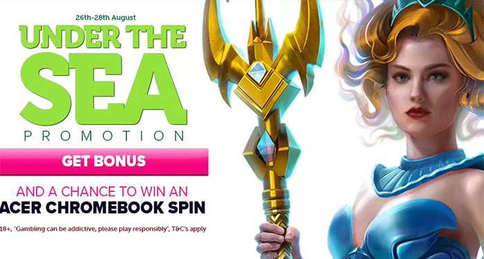 Join CasinoLuck Under the Sea for a Chance to Win an Acer Chromebook
