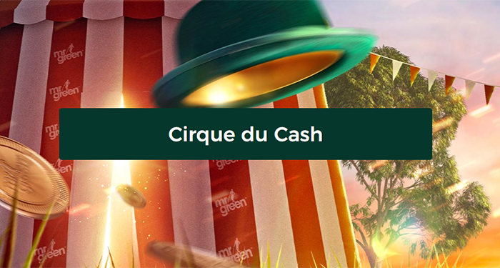Spin to Win $80,000 in Mr Green's Cirque du Cash Giveaway