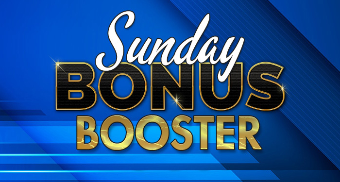 Enjoy Sunday Bonus Booster and Play with an Extra 300%