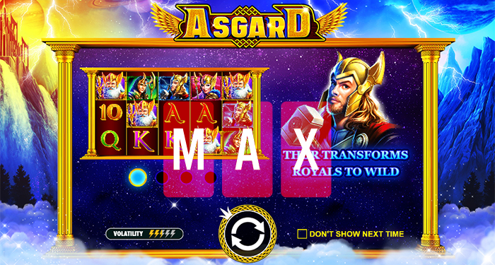 150 Monthly Spins on Asgard Slot are Waiting over at CasinoMax