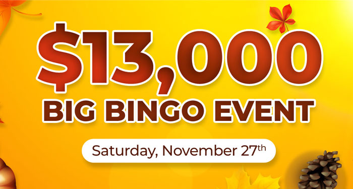 The $13,000 Big Event at Vegas Crest is Happening on November 27th