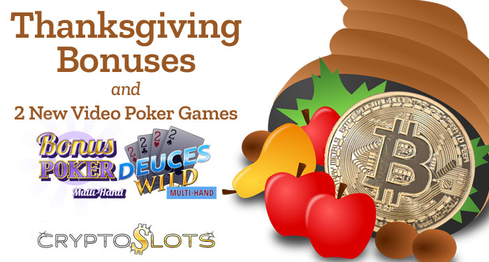CryptoSlots Giving up to $240 Cash Bonus for Multi-Hand Video Poker