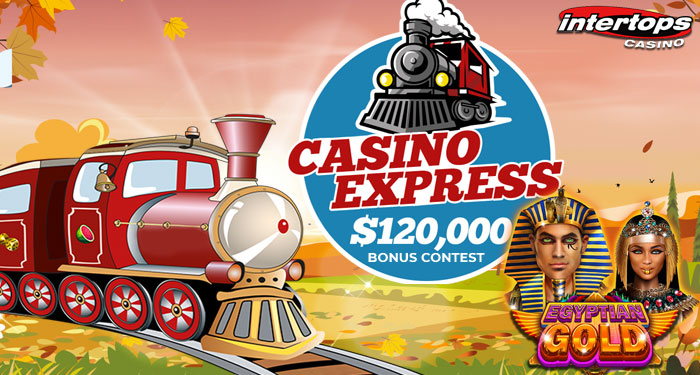 $120,000 Casino Express Bonus Competition Begins at Intertops Casino