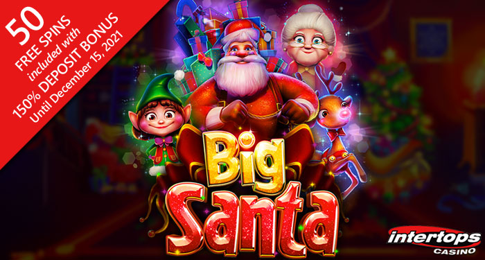 Free Spins, Big Santa, RTG's new Big Symbols, Coming to Intertops Casino