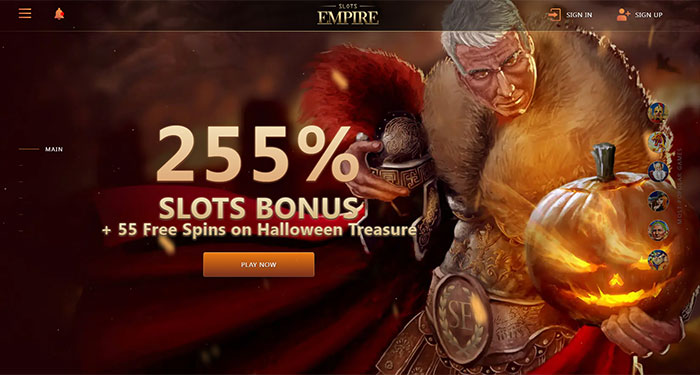 Claim an Extra 255% + 55 Free Spins on Halloween Treasures