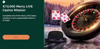Mr Green is Hosting a $10,000 Merry LIVE Casino Mission Mr Green is Hosting a $10,000 Merry LIVE Casino Mission