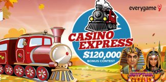 Play Everygame Casino and join the $120,000 Casino Express! Play Everygame Casino and join the $120,000 Casino Express!