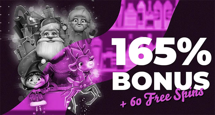 Play a Holiday Slot at El Royale with 165% Extra + 60 Free Spins