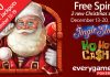Everygame Poker Free Spins on Christmas Slots and Blackjack Bonuses Everygame Poker Free Spins on Christmas Slots and Blackjack Bonuses