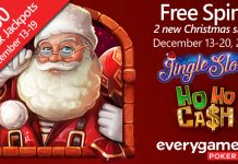 Everygame Poker Free Spins on Christmas Slots and Blackjack Bonuses Everygame Poker Free Spins on Christmas Slots and Blackjack Bonuses