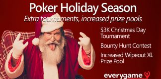 $1 Satellites for $3000 GTD Christmas Day Poker Tournament $1 Satellites for $3000 GTD Christmas Day Poker Tournament
