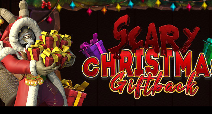 Its a Scary Christmas Giftback Celebration at Vegas Crest Casino