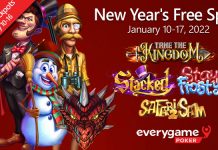 Everygame Poker Begins New Year with Free Spins on Betsoft Slots Everygame Poker Begins New Year with Free Spins on Betsoft Slots