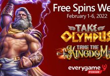 Take the Kingdom to Free Spins on Mount Olympus at Everygame Poker Take the Kingdom to Free Spins on Mount Olympus at Everygame Poker