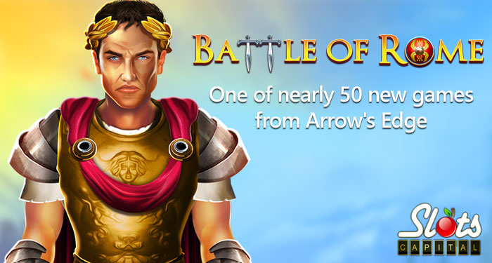 Slots Capital Play with $10 Free on New 'Battle of Rome' Slot