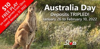 $10 Freebie as Slots Capital Celebrates Australia Day $10 Freebie as Slots Capital Celebrates Australia Day