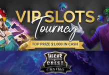 Vegas Crest Casino’s VIP Slots Tourney Offers $2,000 Prize Pool