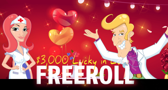 Join the $3,000 Lucky in Love Freeroll at Red Stag Casino