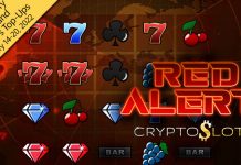 CryptoSlots’ New Red Alert! Slot Introductory Bonus CryptoSlots' New Red Alert! Slot Introductory Bonus
