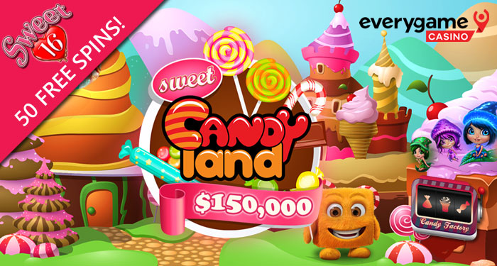 A Sweet $150,000 Candyland Promotion at Everygame Casino