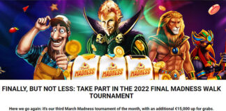 Win a Part of €15K CasinoLuck’s 3rd March Madness Tournament CasinoLuck Promo