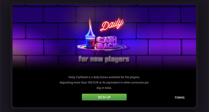 Cash In on a Daily Cashback Bonus Offer at 7Bit Casino