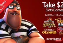 Take $2K Slots Contest at Everygame Poker This Week Free Spins Week