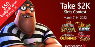Take $2K Slots Contest at Everygame Poker This Week Free Spins Week