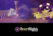 Enjoy a Mid Week Top Up up to $625 at Desert Nights Mid Week Top Up