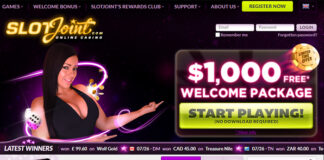 Enjoy $1,000 in Free Cash at SlotJoint Casino SlotJoint Bonus