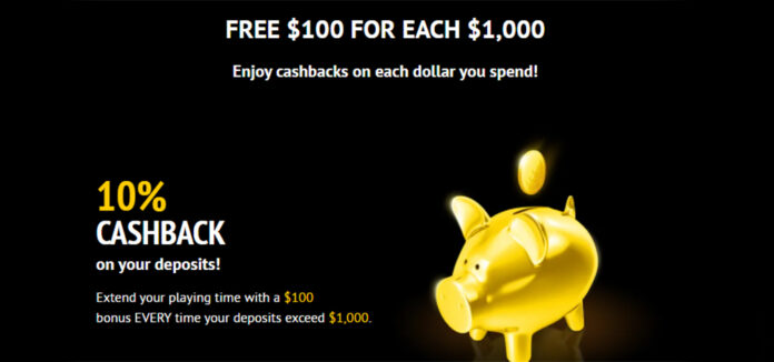 FREE $100 for Each $1,000 in Cashback Rewards