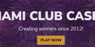 Miami Club Slot of the Month Bonus, $200 + 30 Free Spins Miami Club Bonus